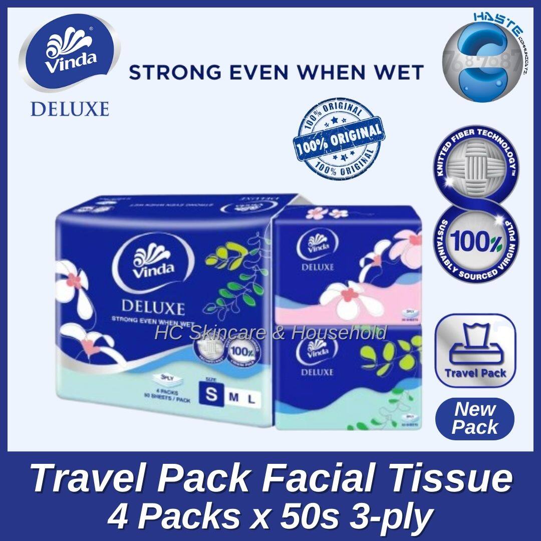 VINDA DELUXE 3PLY FACIAL TISSUE SOFT PACK L (4X110S - View #4
