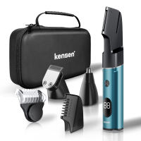 Kensen Body Hair Trimmer Electric Groin Trimmer Private Part Shaver Hair Removal Hair Cutting Tool Multi-Directional Shaving In Sensitive
