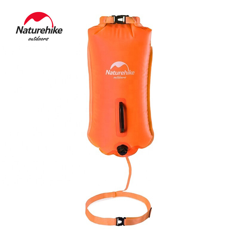 Naturehike 18L Inflatable Túi Giữ ráo không thấm nước Tow Float mở phao bơi nước cho an toàn tập bơi bãi biển