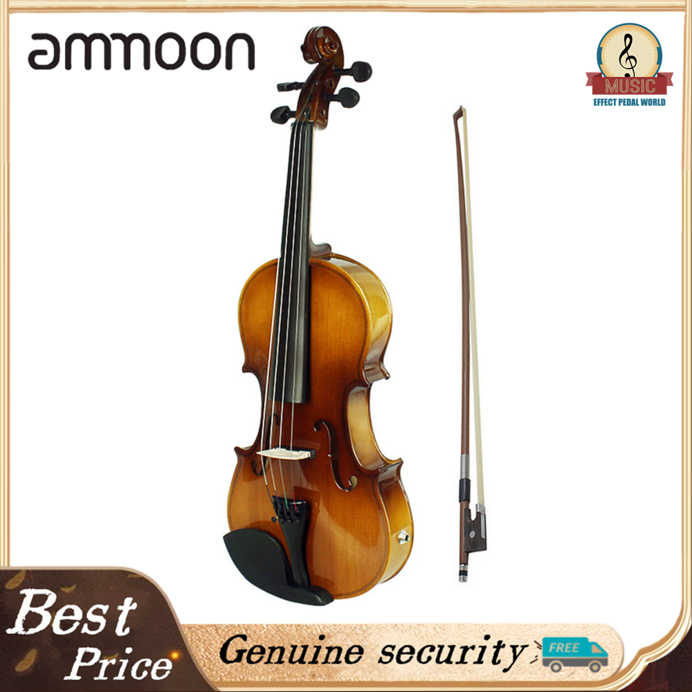 Full Size Acoustic EQ Electric Violin Kit - ammoon