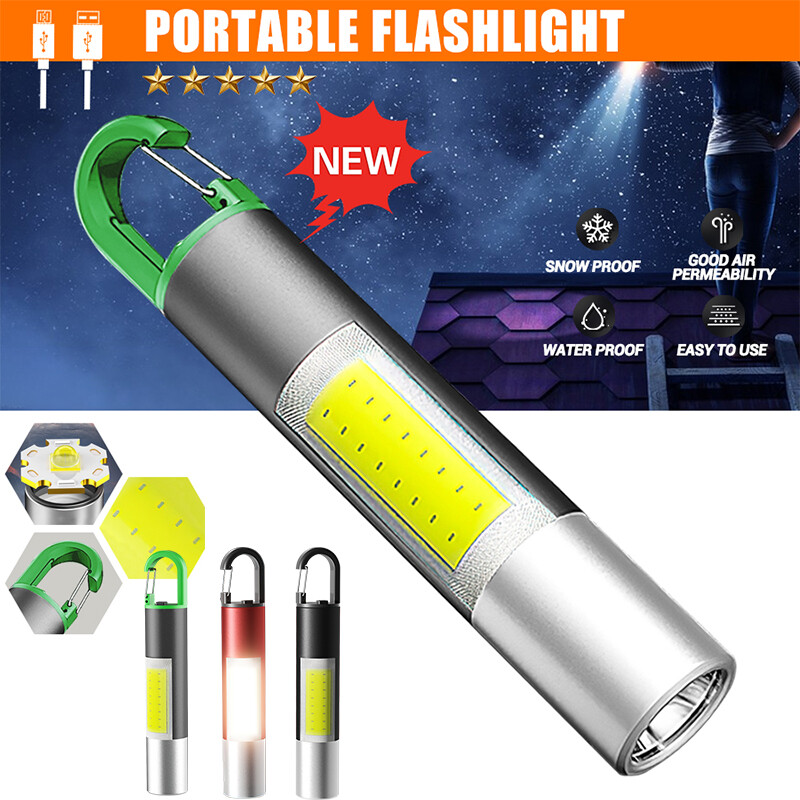 Công suất cao Đèn Pin LED Đèn pin cắm trại đèn bên Đèn chống thấm nước ngoài trời LED cầm tay Đèn pin Led S