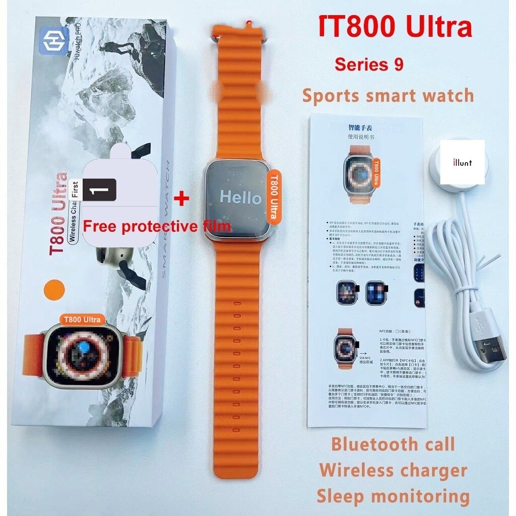Watch 9 Ultra Smart Watch Ultra 49mm Series 9 Smartwatch Waterproof IP67 Men Bluetooth Calling Wireless Charging 2024 New Harga  21 Ringgit*Penghantaran Percuma