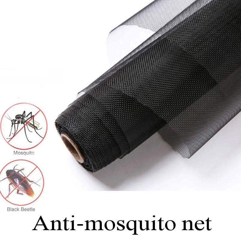 Cửa sổ tự làm lưới màn che côn trùng màu đen bền lưới chống muỗi rèm cửa cho cửa tự cài đặt mã hóa lưới lọc cắt bụi màn hình