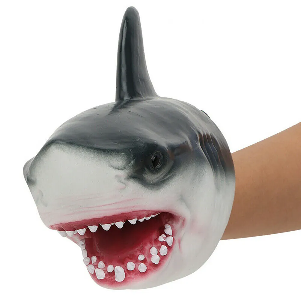 rubber shark puppet