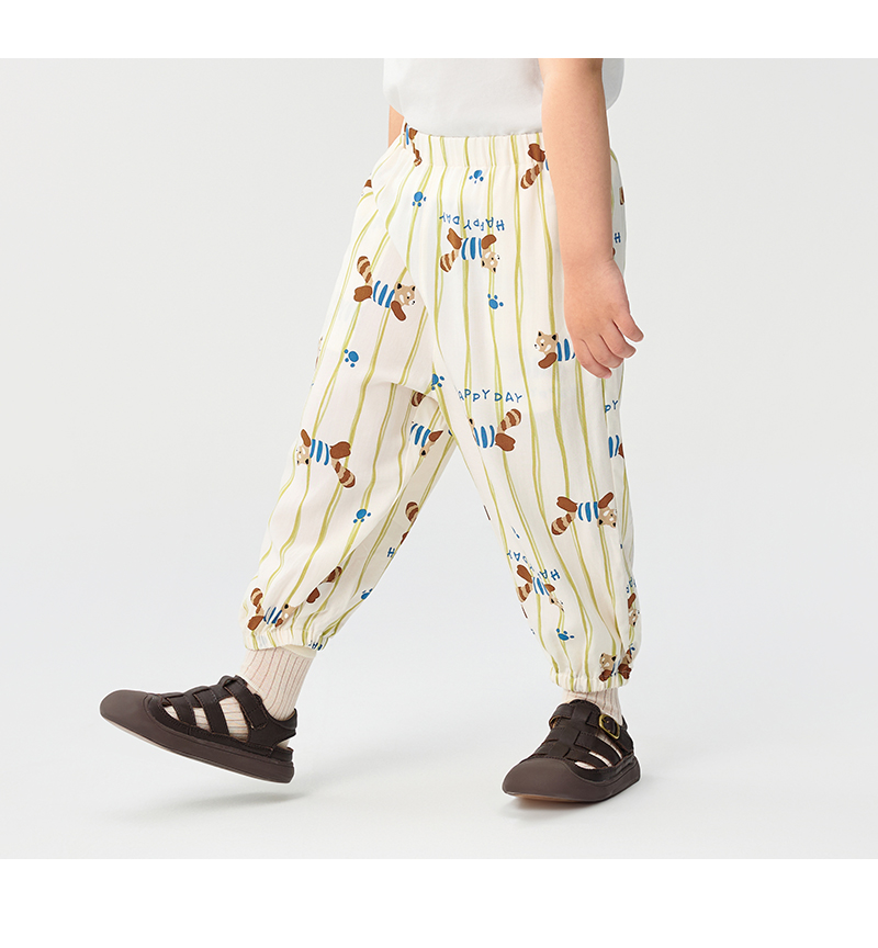 balabala Children Pants For Boy And Girl Summer Antimosquito Pants Little Kids Summer Breathable Outdoor Casual Pants · v4