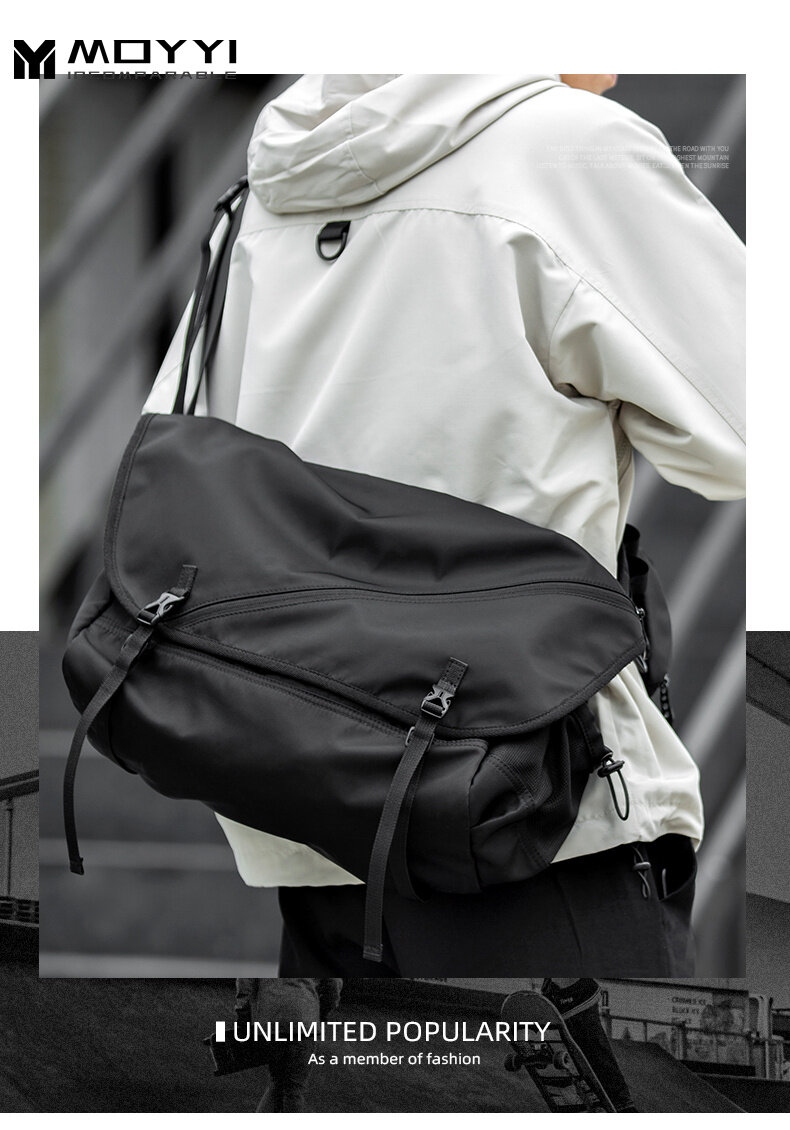 Túi Đeo Chéo Đeo Vai Nam Phong Cách Hàn Quốc Nhật Bản Túi Đeo Chéo Messenger Du Lịch Thường Ngày Thể Thao Nhẹ Sức Chứa Lớn Chống Nước