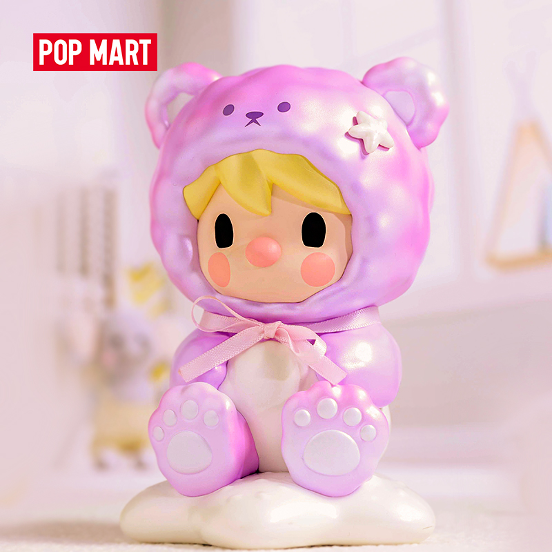 โมเดลฟิกเกอร์ อาร์ตทอย กล่องสุ่มของสะสม POP MART Little Sweet Bean Bear Independent Figure
