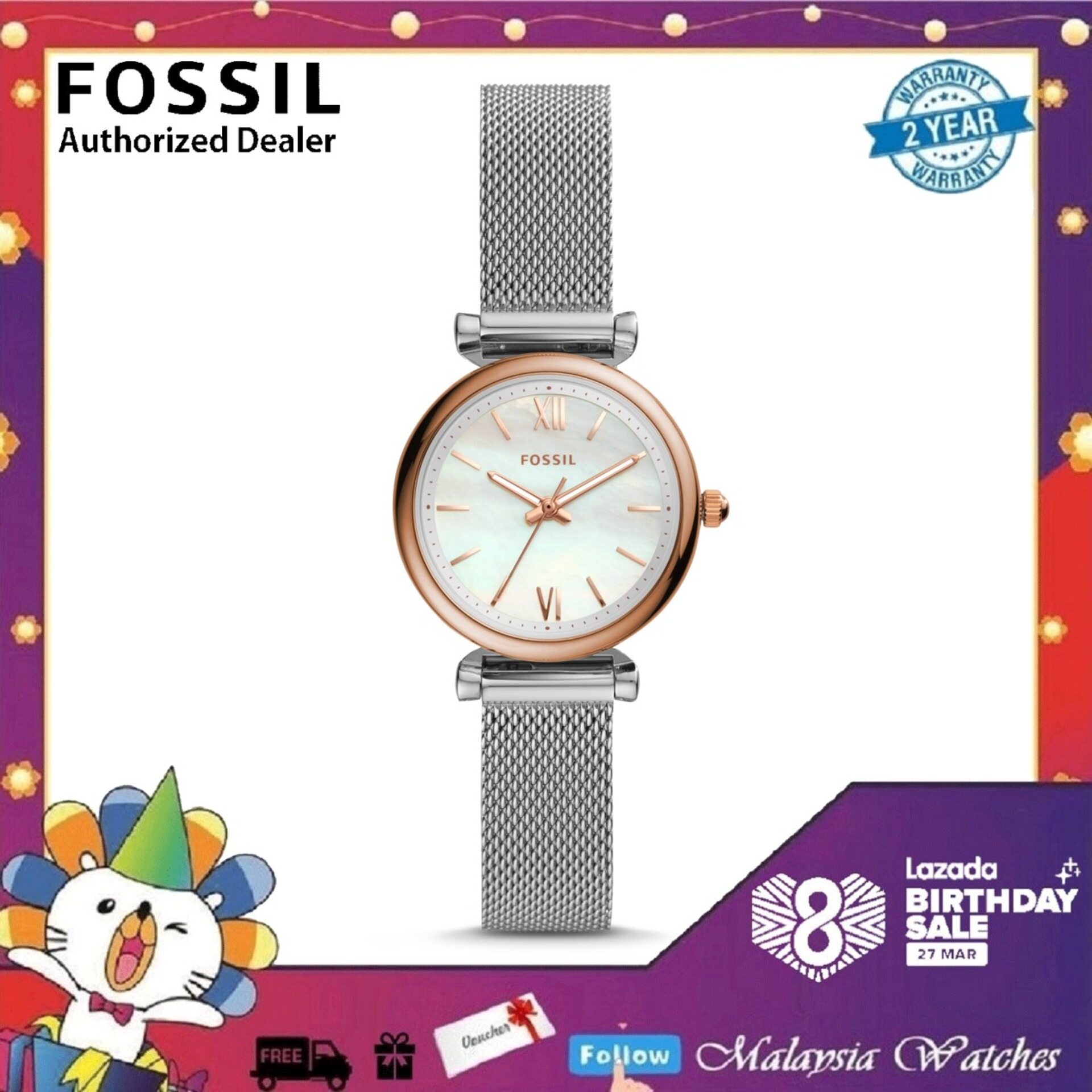 Fossil Women ES4433 Carlie Mini Three 