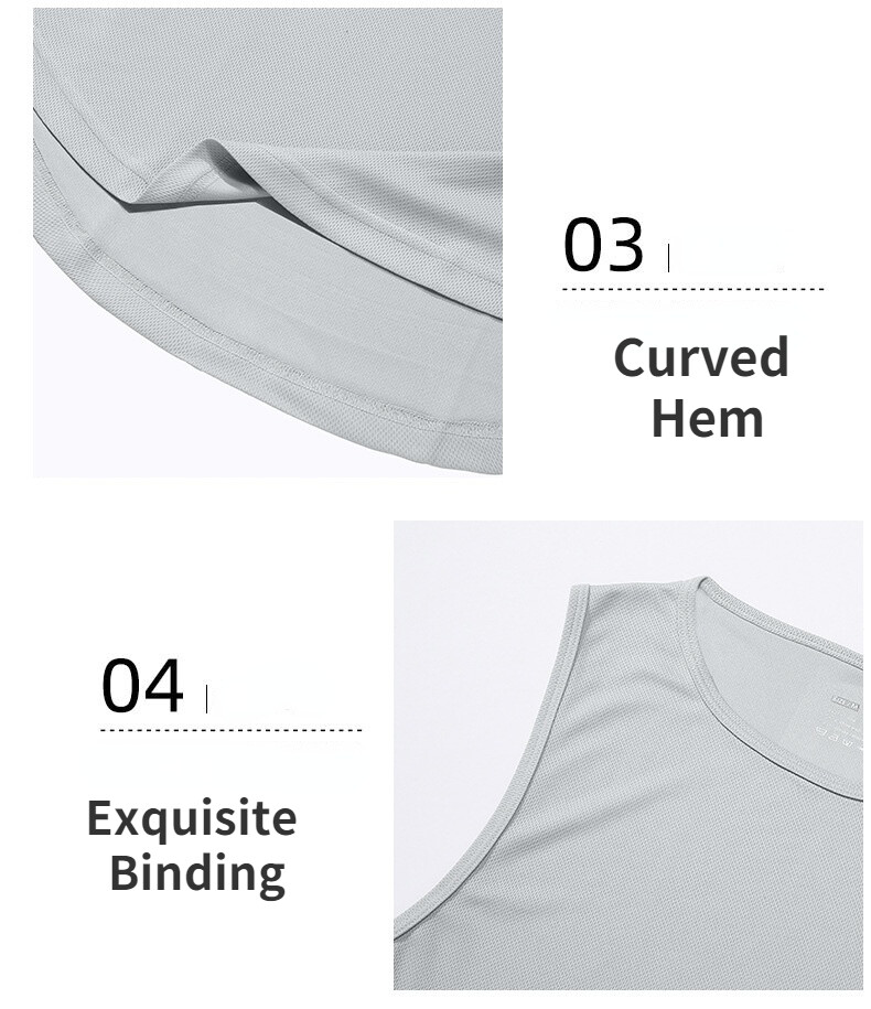 SUPERFLOWER Tank Tops for Men Quick Dry Running Training Fiess Leisure Breathable Sports Vest Sleeveless_voghion.com