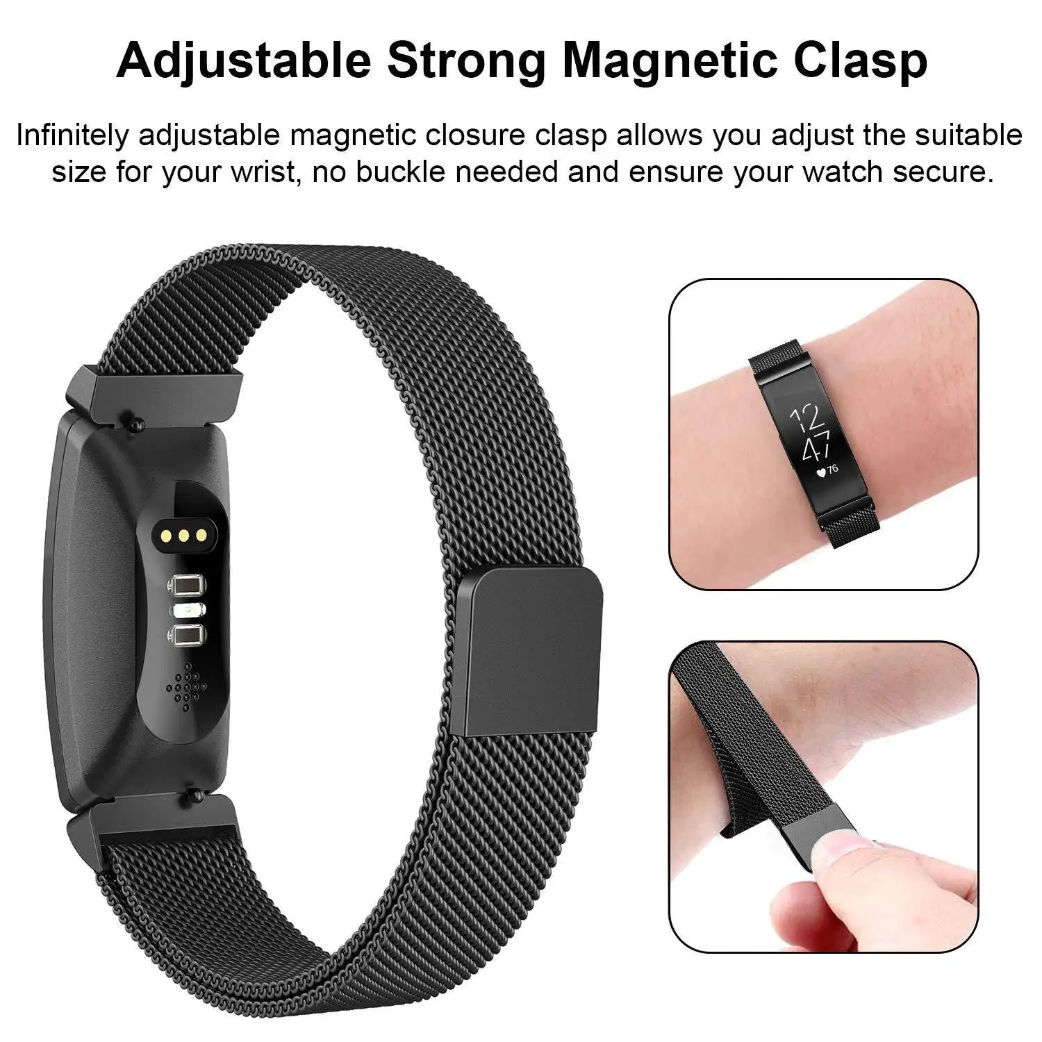 fitbit inspire hr magnetic bands