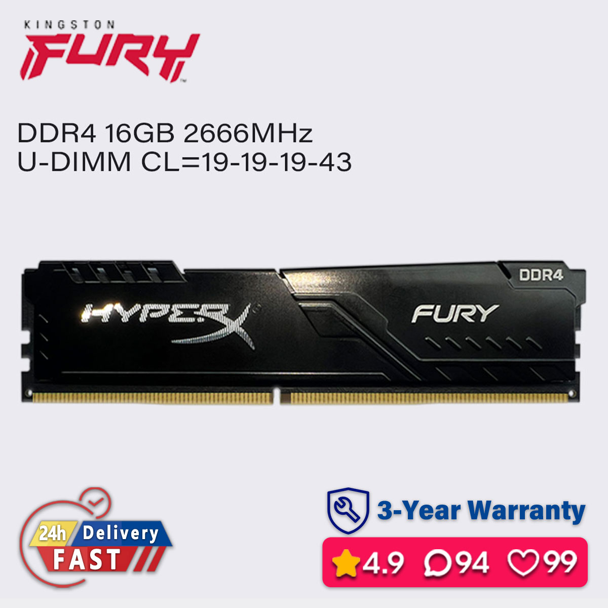 Kingston 16Gb Ddr4 Ram 2666Mhz Sodimm Valueram For Desktops