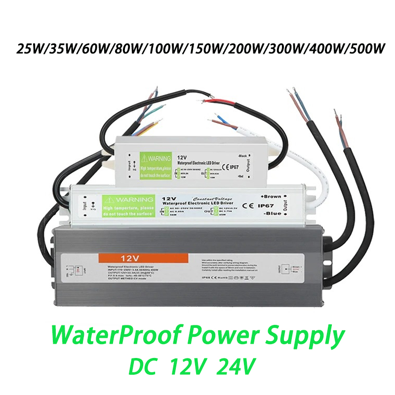 LED transformer anti IP67 rain waterproof power supply 220V to 24V outdoor dedicated DC led lamp voltage reducer environmentally Giá 350,000 Đồng*Miễn phí vận chuyển