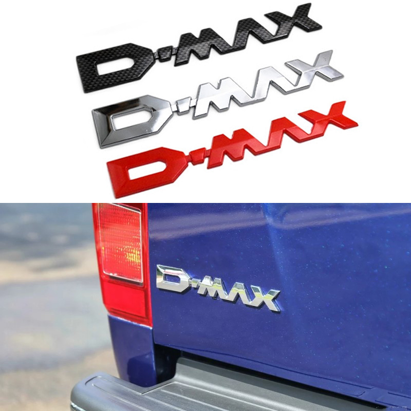 Miếng dán đề can biểu tượng abs 3d d-max dmax cho isuzu d-max logo chữ cái nắp cốp sau phụ kiện tạo kiểu xe hơi
