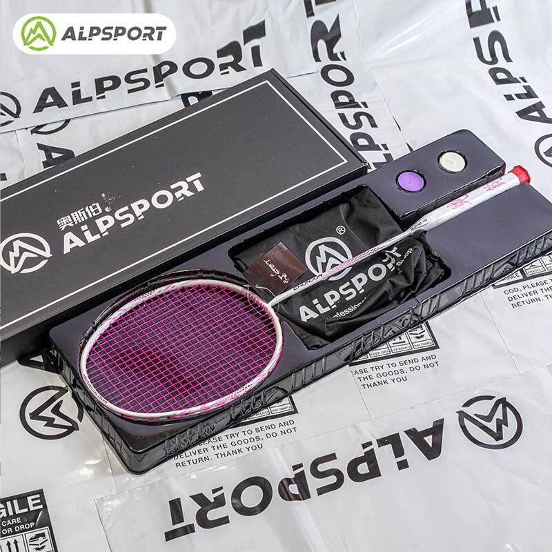 ALP DF Badminton Racket Sport Carbon Fiber Badminton 8u Racket Women's up to 30 lbs 100% All Carbon Fiber ราคา 697 บาท*ส่งฟรี