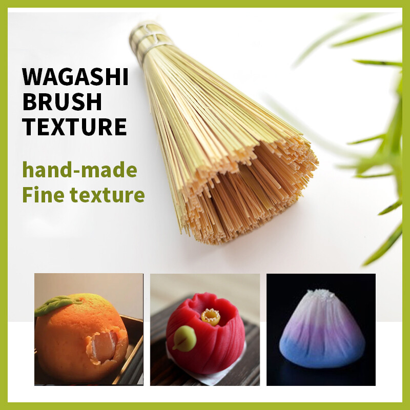 Cọ kết cấu wagashi cọ tre cọ mini thủ công