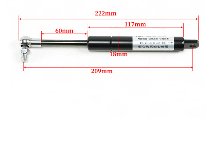 Noblelift PS Series điện xếp chồng xe lò xo nén 1010121001 400N Telescopic đầu thông khí thanh hỗ trợ Rod