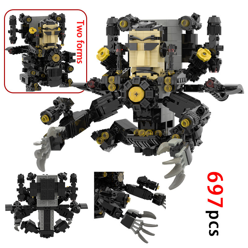 Skibidi nhà vệ sinh đồ chơi xếp ghép hình speakerman/Titan cameraman/Titan tvman Mô hình đồ chơi cho