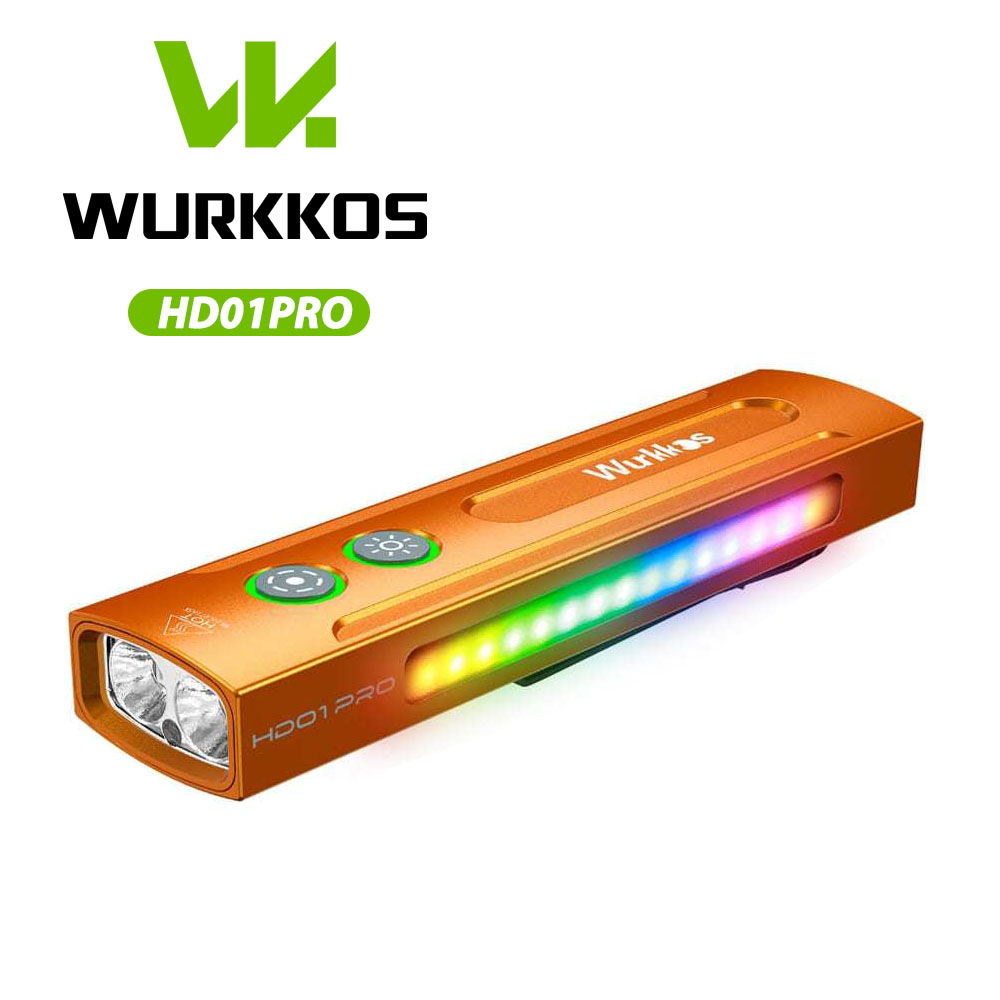 【Halloween Limited Edition】Wurkkos HD01Pro Rechargeable 1200LM EDC Flashlight with Side RGB Light and Dual Side Switch Multifunction Light For Multiple Scenarios