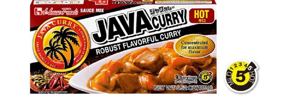 JAPANESE HOUSE JAVA CURRY HOT 185G