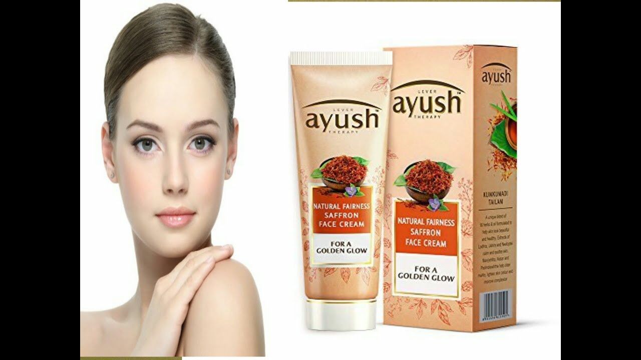 ayush natural fairness saffron face cream 50g