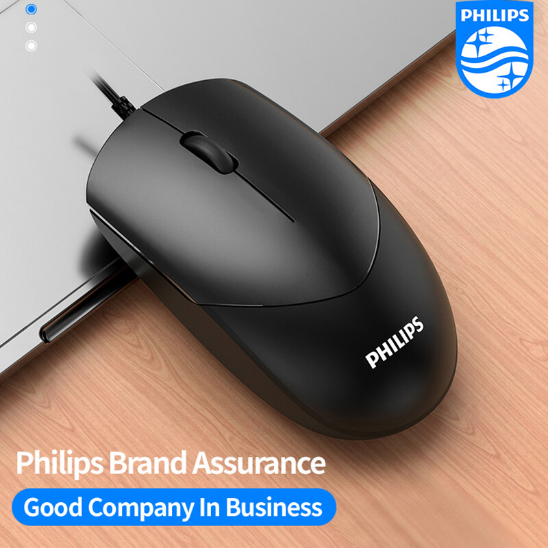 PHILIPS M244 (SPK7244) USB Tiện Dụng Chuột Có Dây 4 Buttons 1000 DPI Cảm Biến Quang Cho Máy Tính Để Bàn Máy Tính Xách Tay