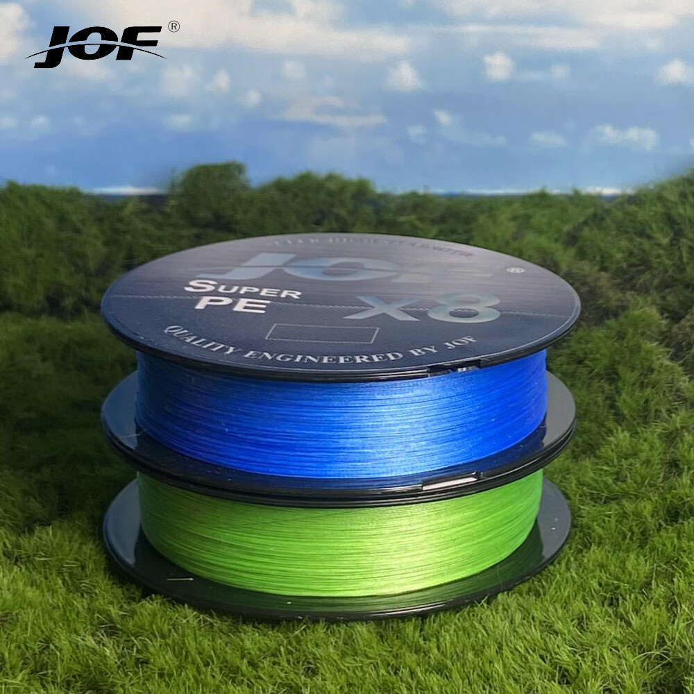 JOF Brand Super Series 8 Strands 150M 300M PE Braided Fishing Line 20-100LB Multifilament Fishing Line Smooth Carp Fishing ราคา 89 บาท*ส่งฟรี
