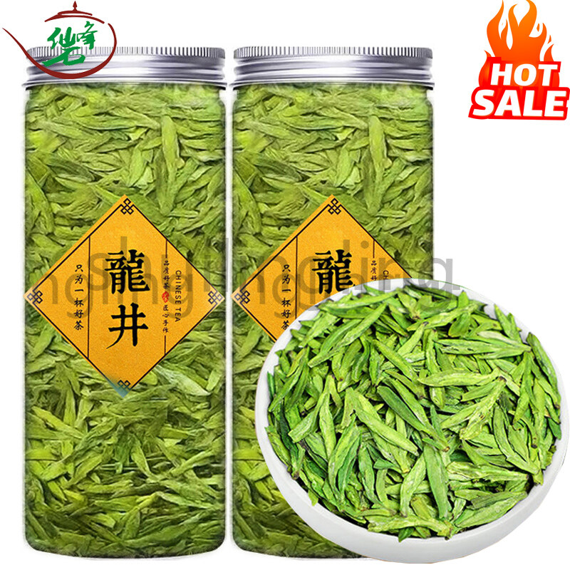 Trà mới 2022 trà long tỉnh hàng châu trà xanh pre ming siêu cấp hộp quà tặng số lượng lớn trà đầu xuân 50 g/lon