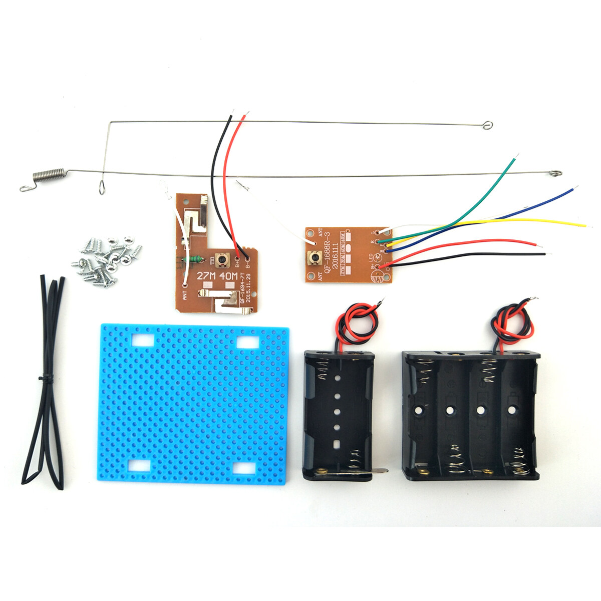 Simple Radio RC Transmitter Receiver Kit for DIY Remote ...