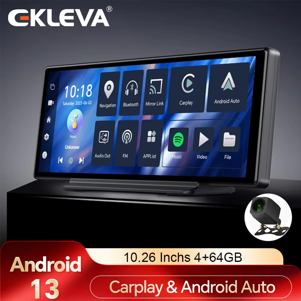 EKLEVA Android 13 ADAS Dash Cam 10.26" HD 1080P IPS 4G 8Core DashCam WiFi FM BT Rearview Camera Video Recorder Monitor Dashboard Giá 5,547,149 Đồng*Miễn phí vận chuyển