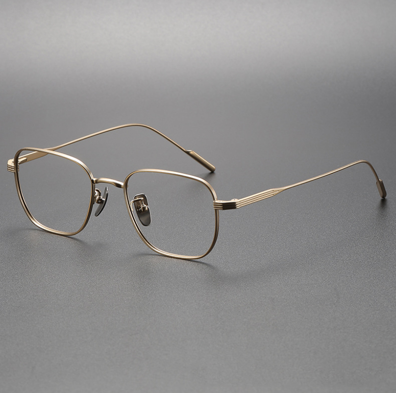 Ultralight Pure Titanium Eyeglasses Frame Vintage Men Optical Eyewear Replaceable Lens Retro Glasses Women Spectacle