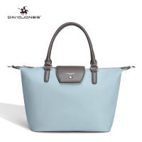 David Jones ปารีสกระเป๋าโท้ทผู้หญิงสะพายข้างของผู้หญิงกระเป๋าหนัง Pu กระเป๋าสตรีขนาดใหญ่