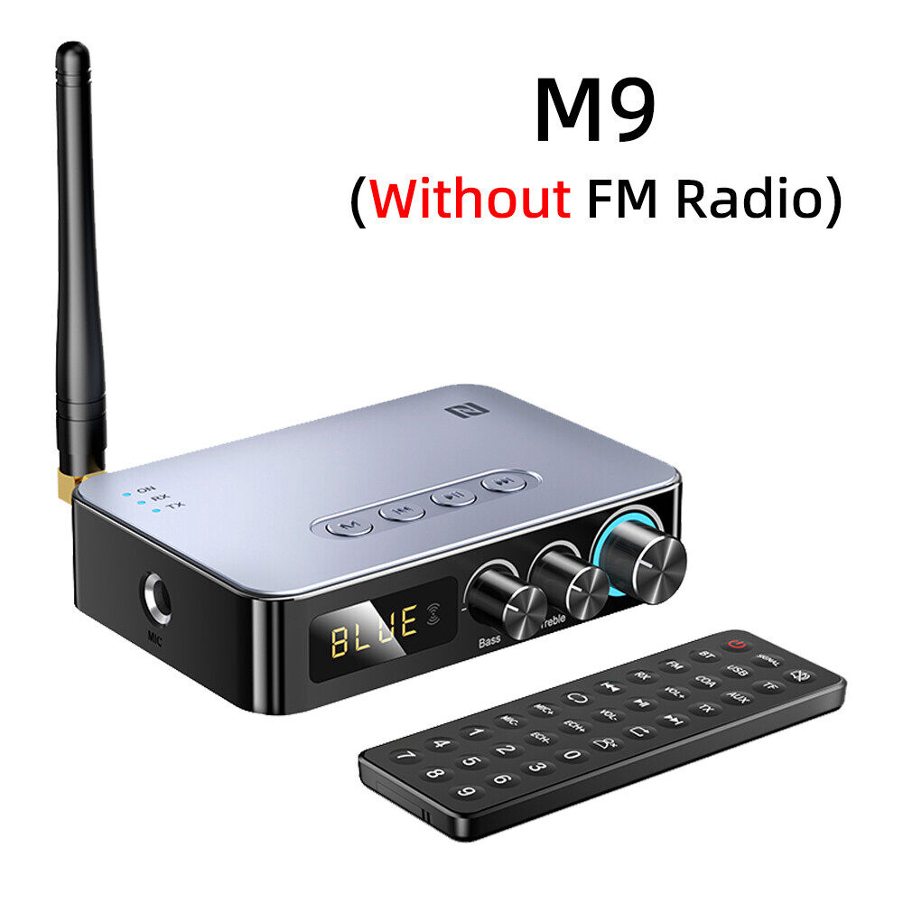 Mới M9/m9pro Bộ thu âm thanh Bluetooth Transmitter DSP Bộ chuyển đổi không dây NFC/AUX/RCA/USB U đĩa