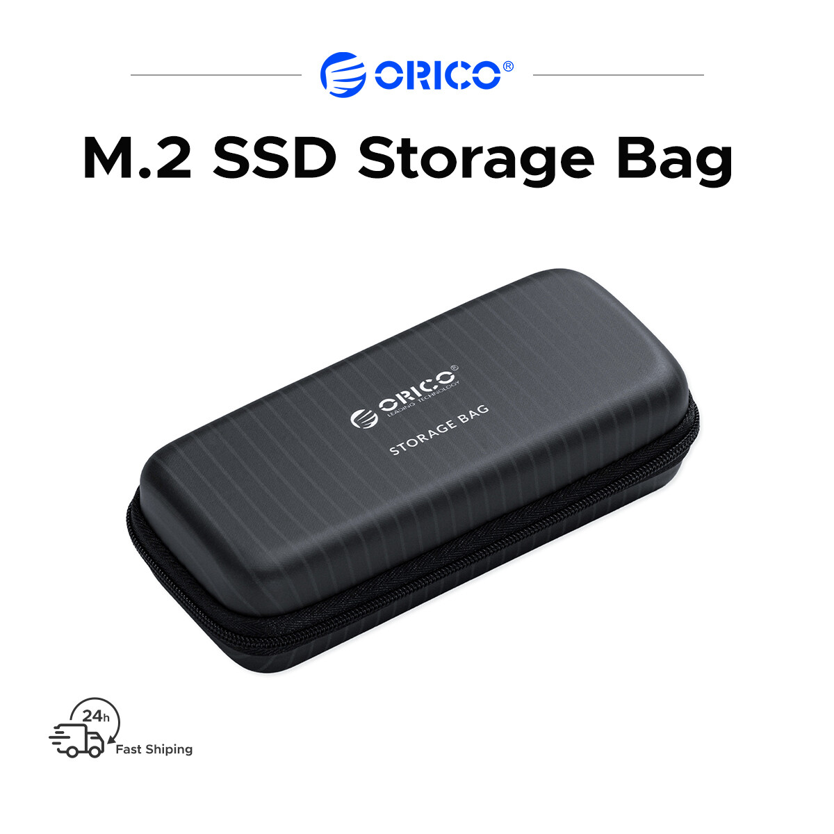 Orico M.2 SSD Storage Bag Suitable for NGFF/NVMe SSD Case Headset Data Cable Storage ราคา 100 บาท*ส่งฟรี