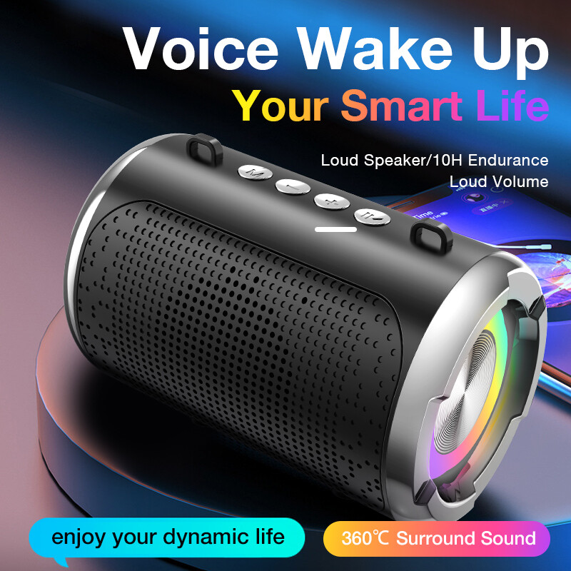 Loa Bluetooth Nhỏ loa siêu trầm không dây Loa Du Lịch Xách Tay nhỏ ngoài trời Kích Thước Loud Xách Tay Loa Không Dây Kim Loại bộ phát nhạc âm thanh nổi
