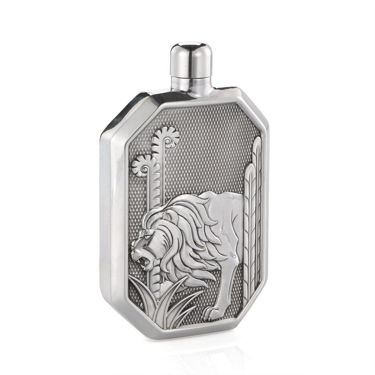 Gambar Royal Selangor Savannah Collection Pewter Lion Hip Flask LG Gift