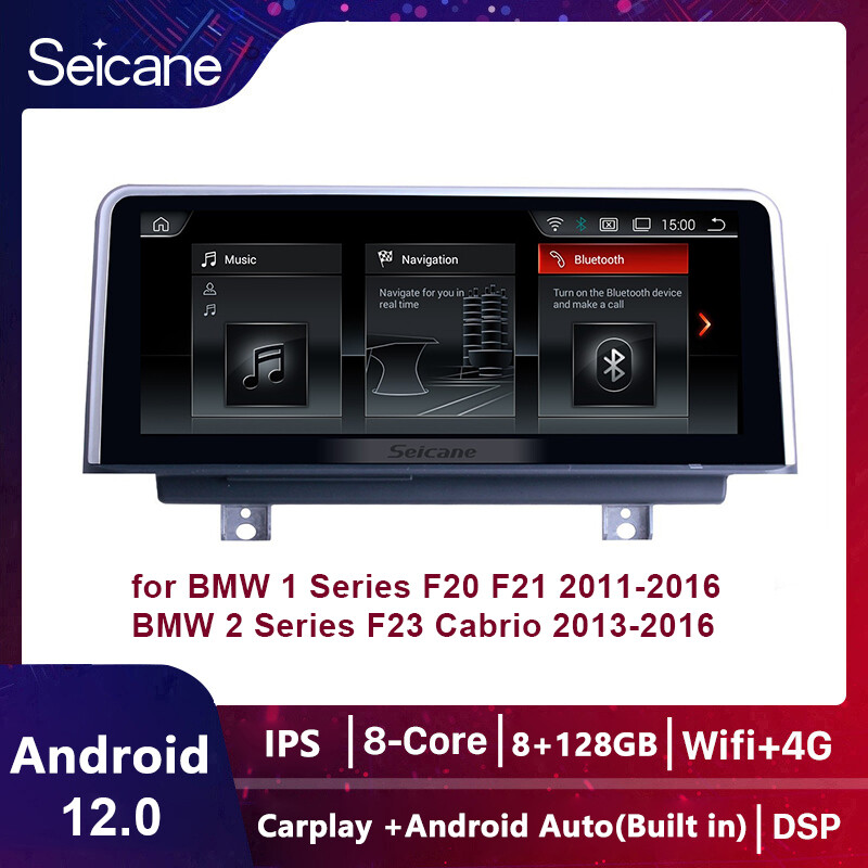 Seicane 10.25inch Android 11.0 IPS Touchscreen 4+64G Car Gps Multimedia Video Radio Player for BMW 1 Series F20 F21 2011 2012 2013 2014 2015 2016 BMW 2 Series F23 Cabrio 2013 2014 2015 2016 NBT System Built-in Carplay DSP Support SWC Netflix Waze YouTube ราคา 8,867 บาท*ส่งฟรี