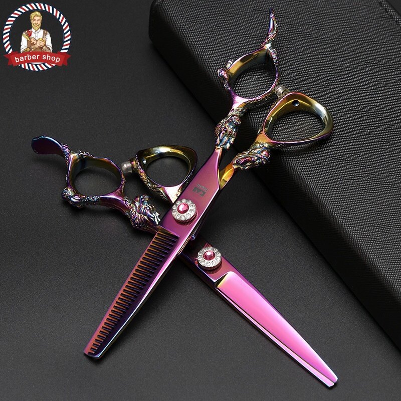 Hàng có sẵn kéo cắt tóc kéo cắt tóc làm đẹp salon nhật bản bộ kéo 440c kéo cắt tóc