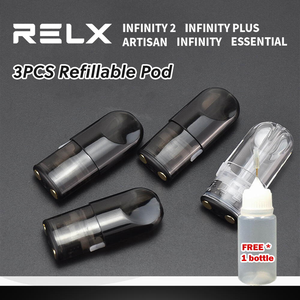 buy pax pods RELX INFINITY Refillable Empty Vape Pod Cartridges 2ml -10pc · RELX VAPE  STORE RELX SHOP RELX美国RELX PODS RELX VAPE DEVICE pods starter kit USA  Worldwide shipping main image 0