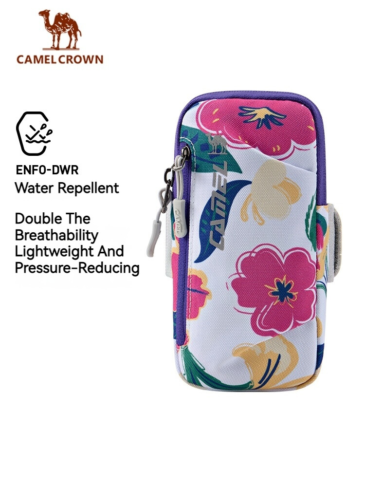 Camel Crown Running Cell Phone Arm Bag Cell Phone Pouch Arm Organizer Wrist Bag Arm Holder Sports Outdoor Cell Phone Bag ราคา 162 บาท*ส่งฟรี