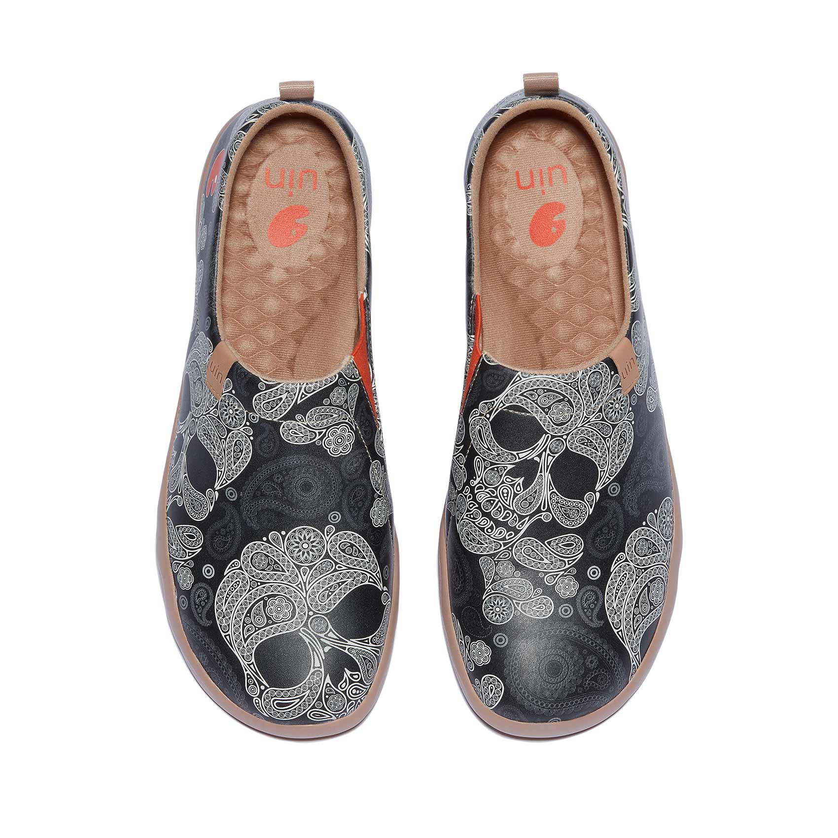 UIN Men's Walking Travel Shoes EVA Slip On PU Leather Loafers Lightweight Comfort Fashion Sneaker ราคา 3,959 บาท*ส่งฟรี