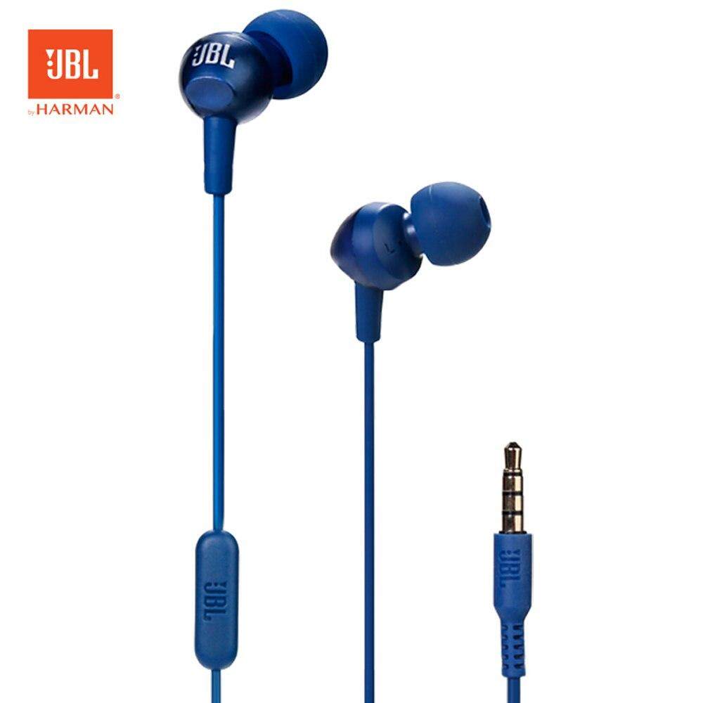 Tai nghe thể thao nhét tai có dây 3.5mm JBL C200si chơi game tập thể