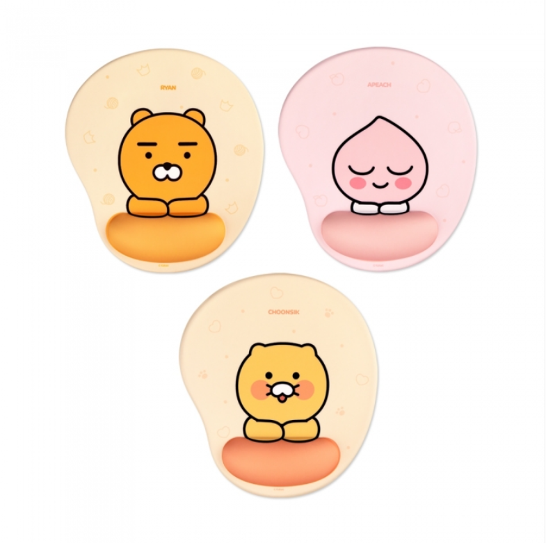 [Kakao bạn bè] Kakao Đệm chuột Pad / 3 loại-Ryan, Apeach, choonsik