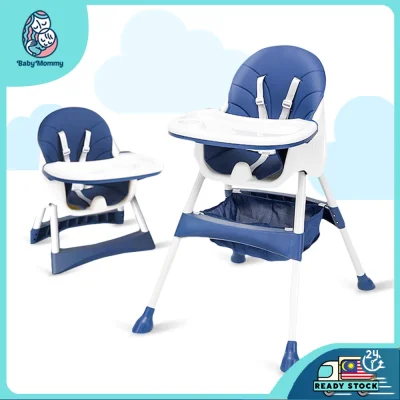 [Ready Stock] NeWReadyStock Baby MultiFunction 5Types Foldable Dining High Chair Baby Dining Chair (4)