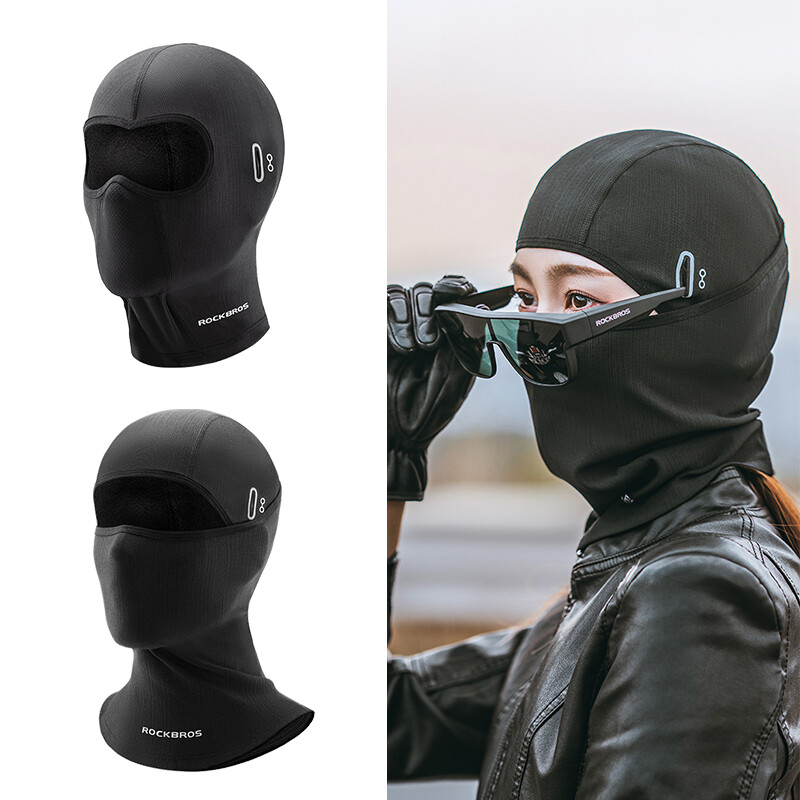 ROCKBROS Cycling Face Mask Breathable Riding Motorcycle Headgear Full Face Neck Anti-UV Protection Windproof Scarf Hiking Climbing Outdoor Sports For Men and Women ราคา 130 บาท*ส่งฟรี