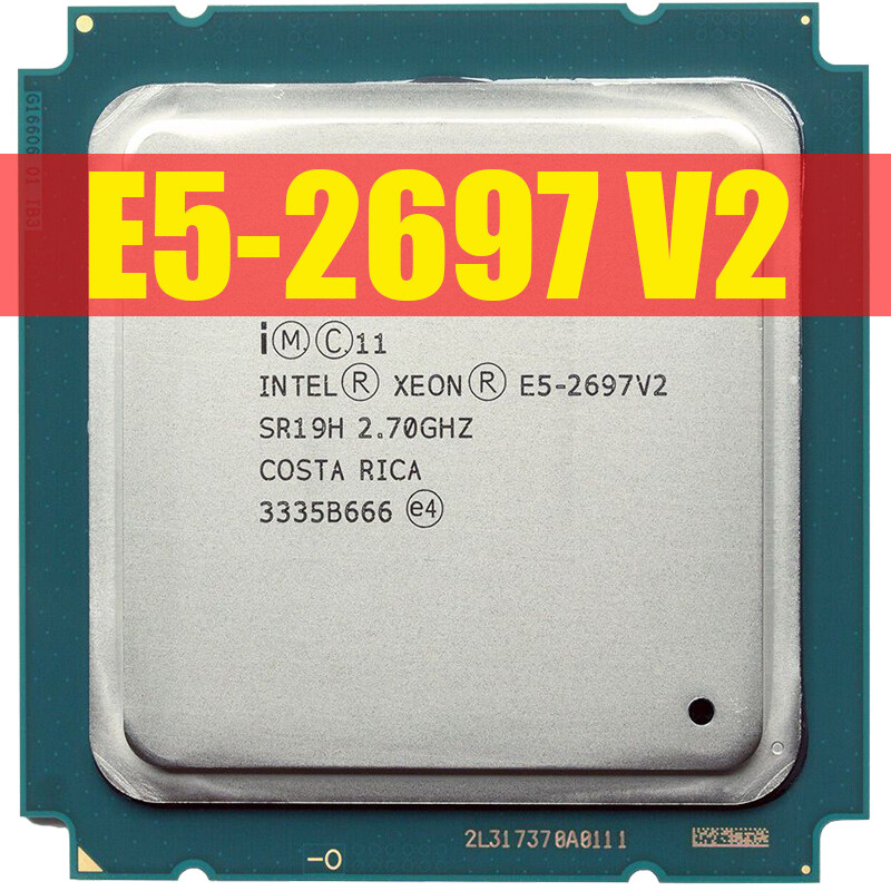 Intel xeon e5 2697 v2 2.7GHz 30M QPI 8GT/s LGA 2011 SR19H C2 E5-2697 v2 CPU  Processor 100% normal work LGA2100 CPU | Lazada PH