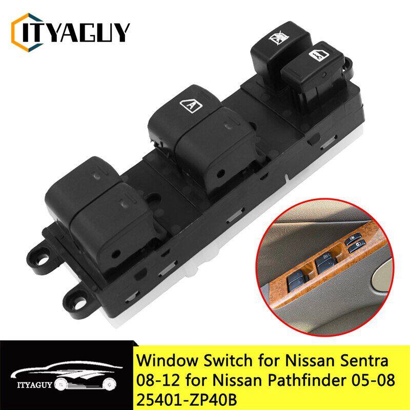 25401-9W100 25401-ZP40B Car Accessories Electric Window Control Switch Regulator Button For Nissan Sentra Pathfinder 2005-2008 ราคา 590 บาท*ส่งฟรี