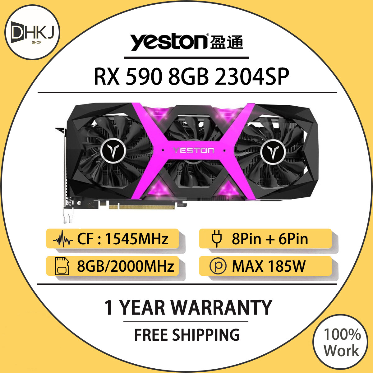 Yeston rx sale 590 8gb