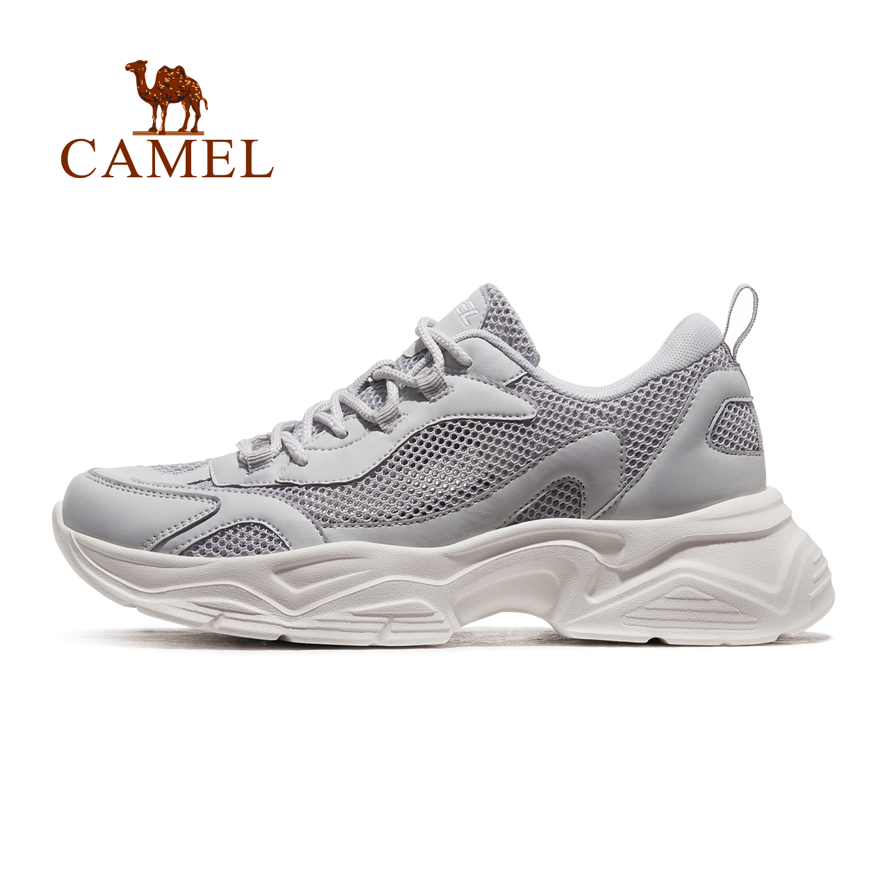 Cameljeans Men's Walking Shoes Summer Mesh Breathable Running Shoes ราคา 820 บาท*ส่งฟรี
