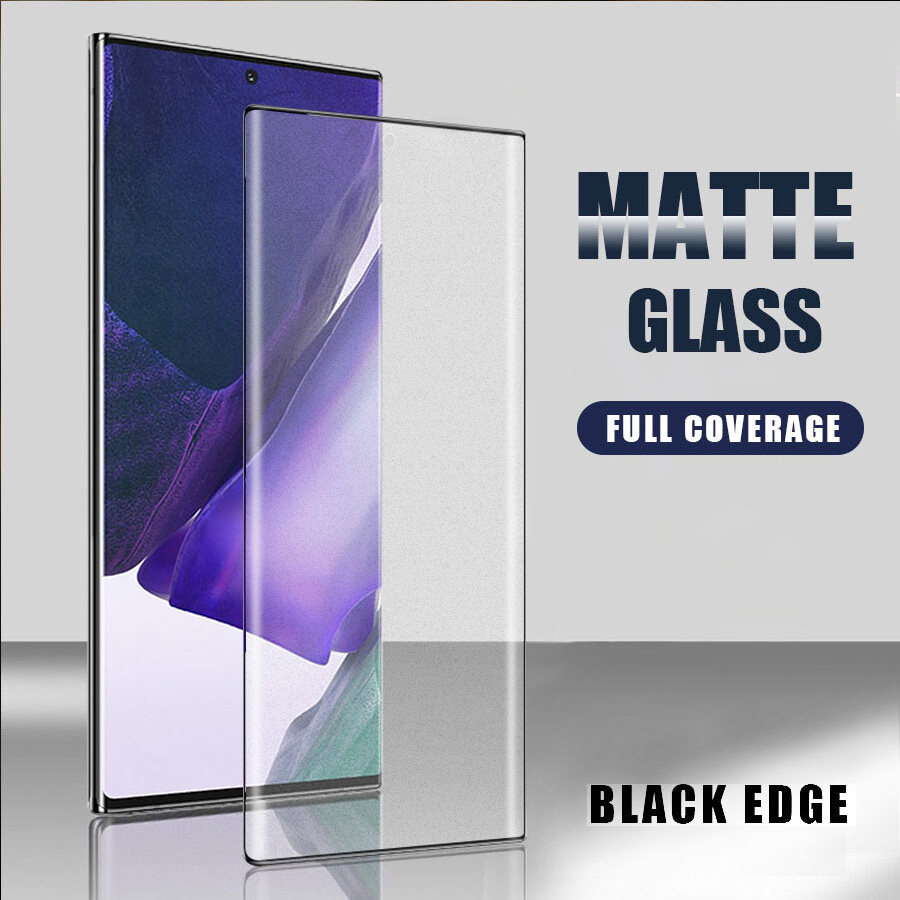 Full Cover Matte Tempered Glass for Samsung Galaxy S24 S23 Note 20