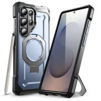 เคส SUPCASE สำหรับ Samsung Galaxy S25 Ultra พร้อมขาตั้ง ลายยูนิคอร์นและแมลงเต่าทอง ใช้งานร่วมกับปากกา S Pen ได้ รองรับ MagSafe ป้องกันระดับมาตรฐานทางการทหาร เคสโทรศัพท์แม่เหล็กสำหรับ S25 Ultra ขนาด 6.9 นิ้ว